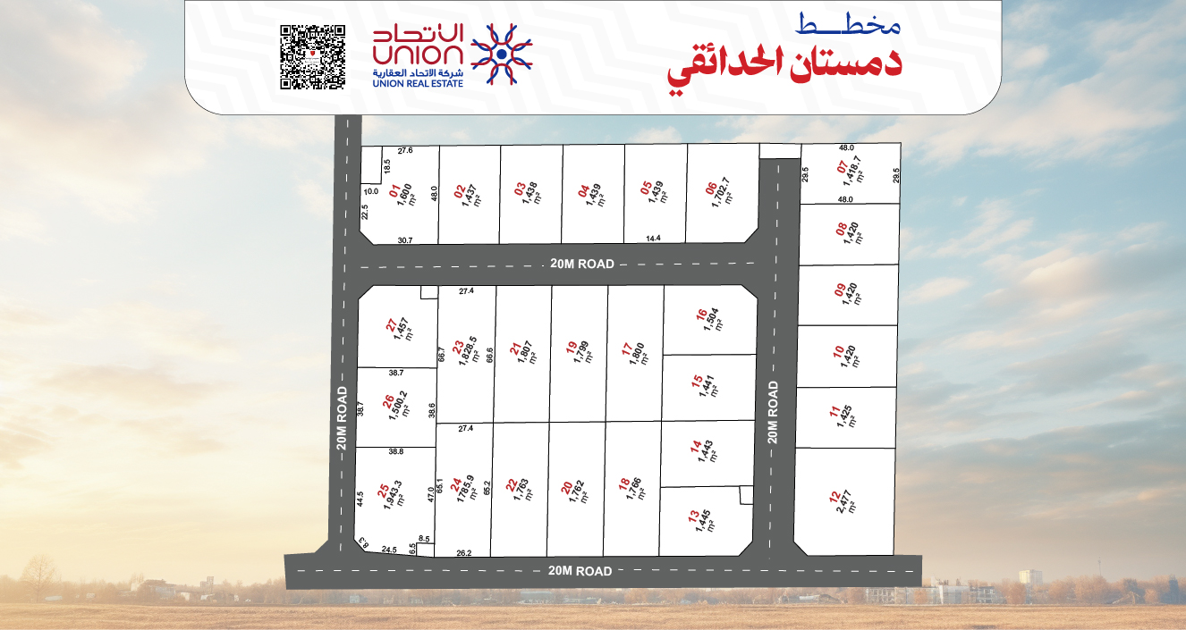 مخطط دمستان الحدائقي